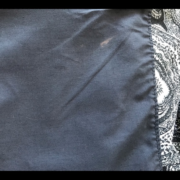 Bamboo handle handbag Boho Paisley print - Picture 6 of 6